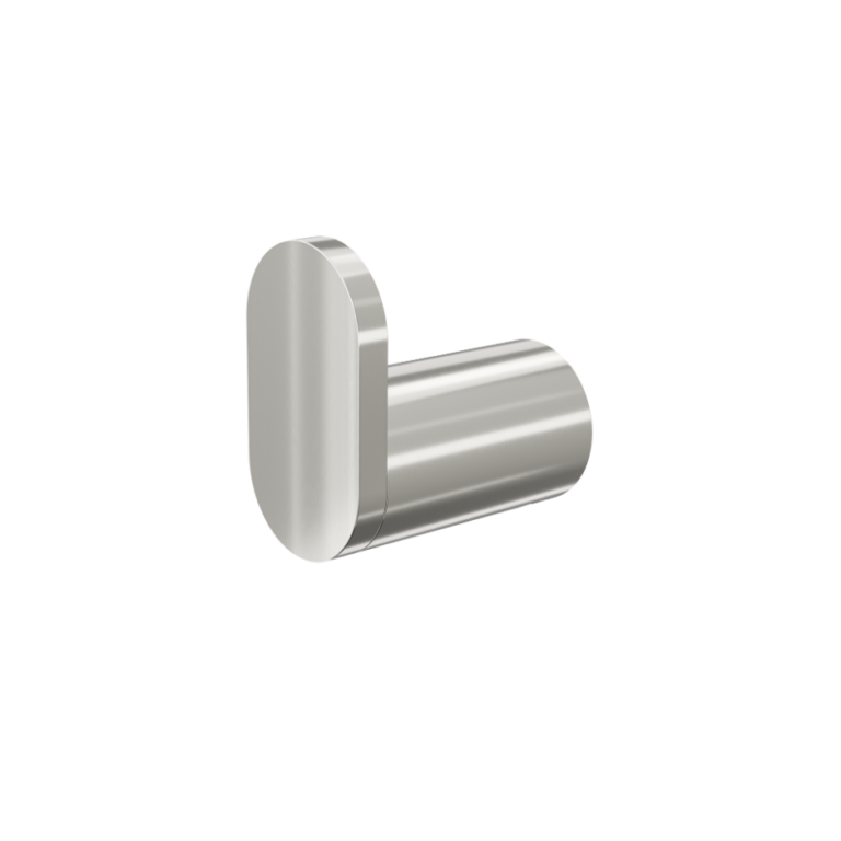 Circle Single Robe Hook – Brushed Nickel | LINSOL