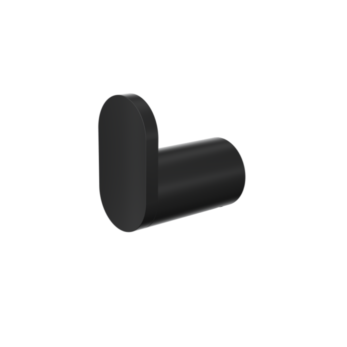 Circle Single Robe Hook – Matte Black | LINSOL
