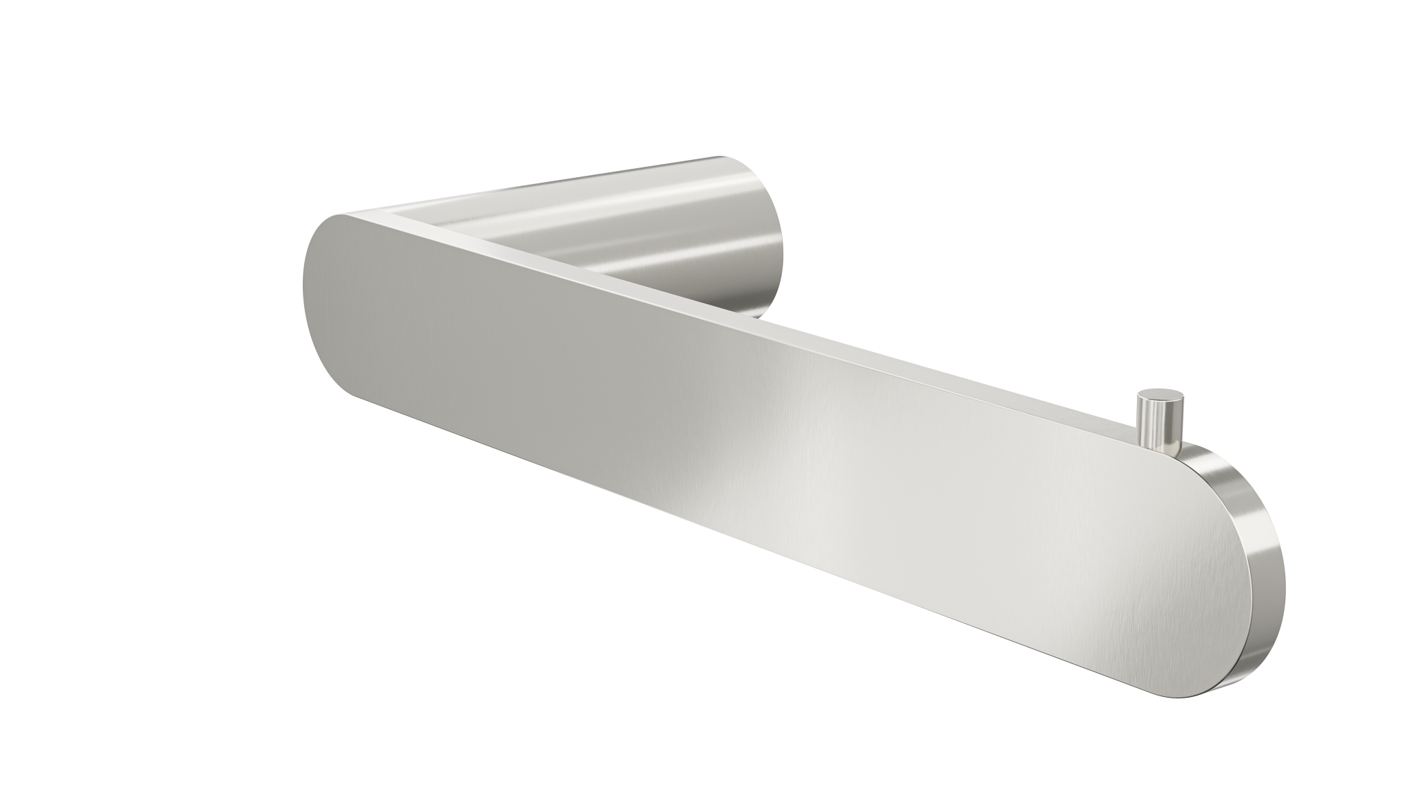 Circle Toilet Roll Holder Brushed Nickel LINSOL