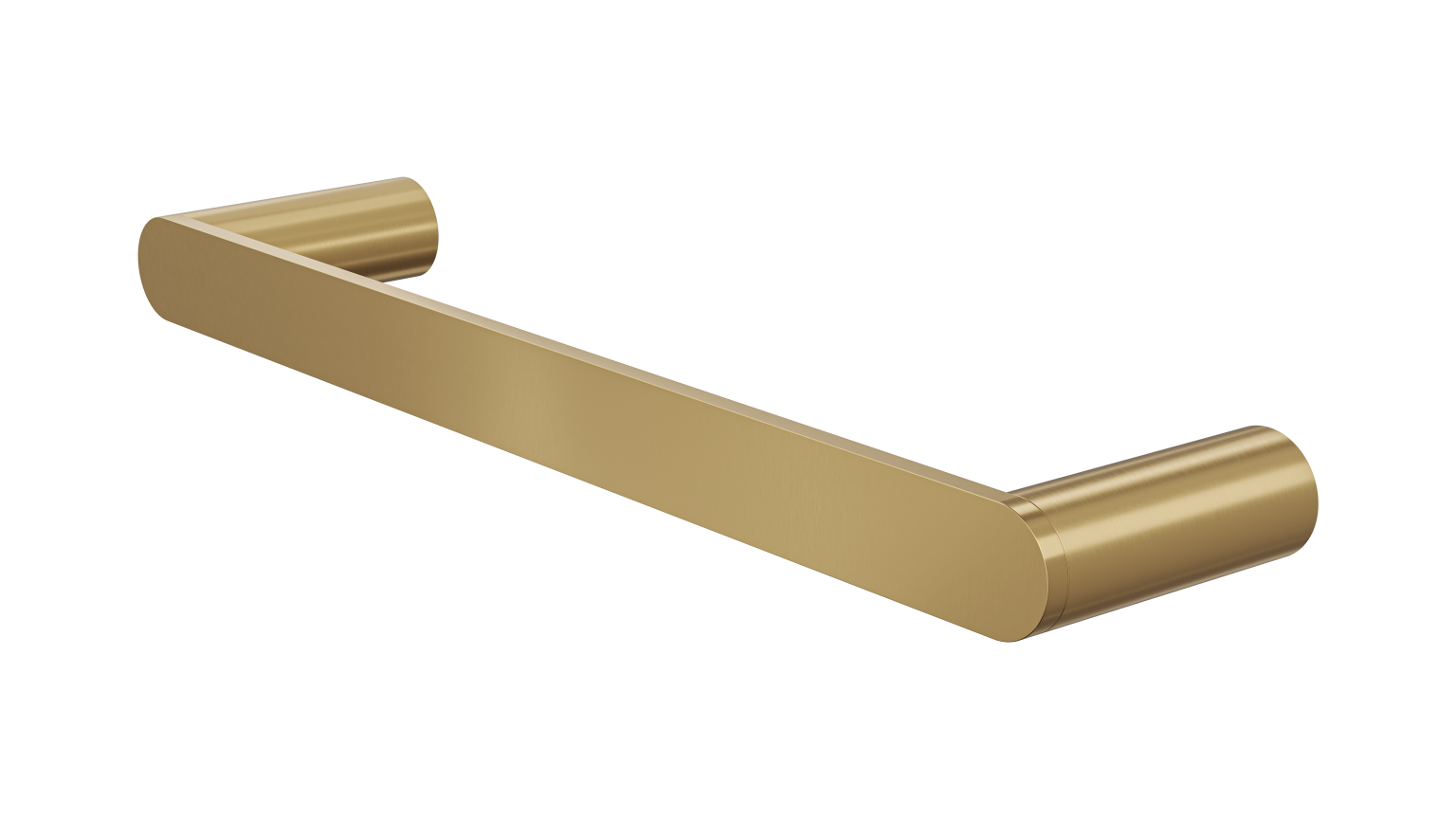 Circle Hand Towel Rail Brushed Brass LINSOL