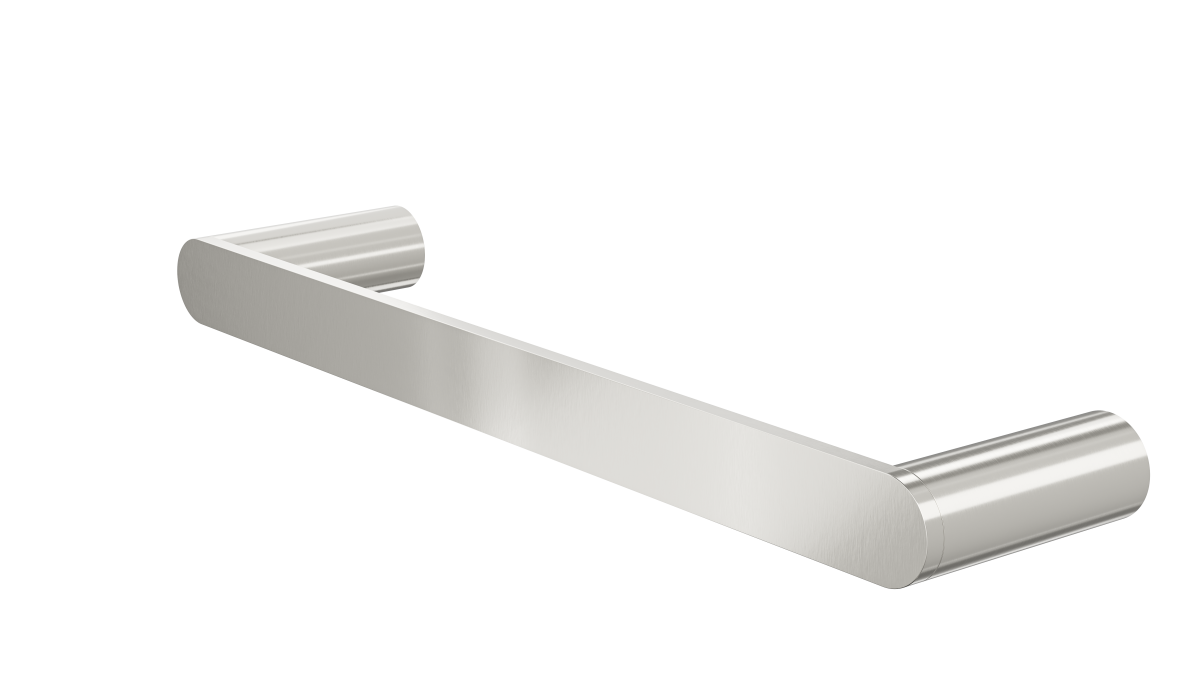Circle Hand Towel Rail Brushed Nickel LINSOL
