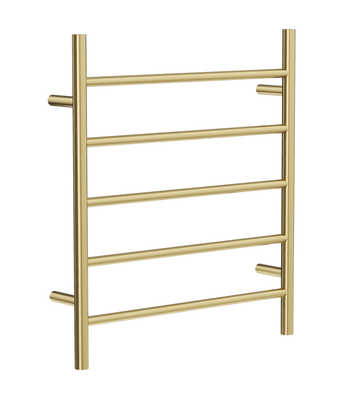 Avid 5 Bar Heated Towel Rail Brushed Brass LINSOL