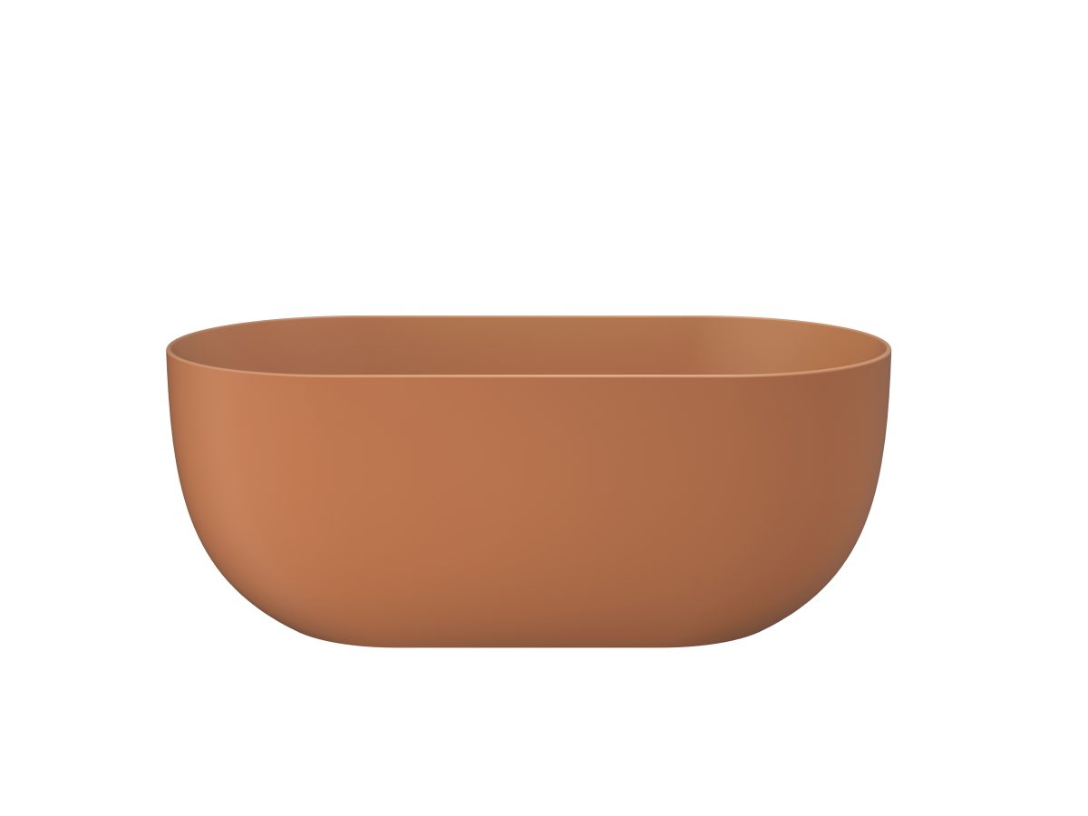 Nora 1500mm Freestanding Bath – Outback Orange 