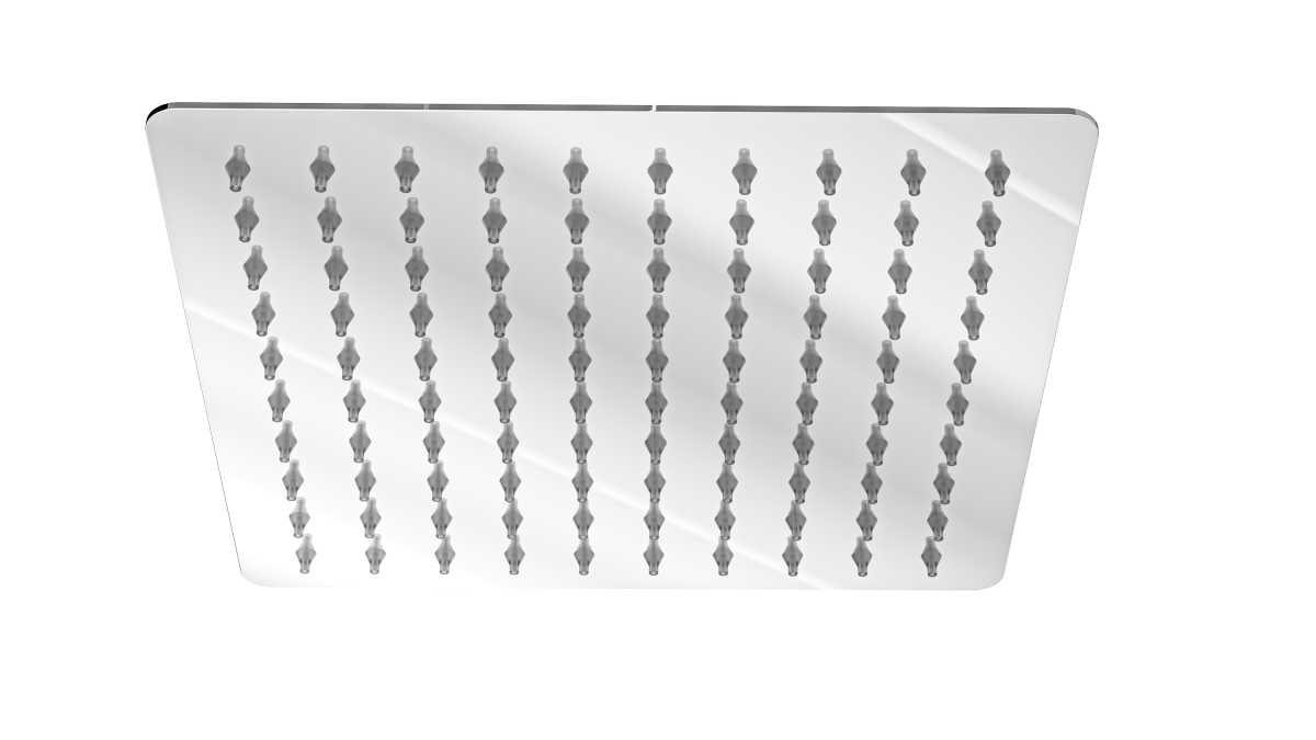 Ocean 200mm Square Shower Head Brushed Nickel LINSOL