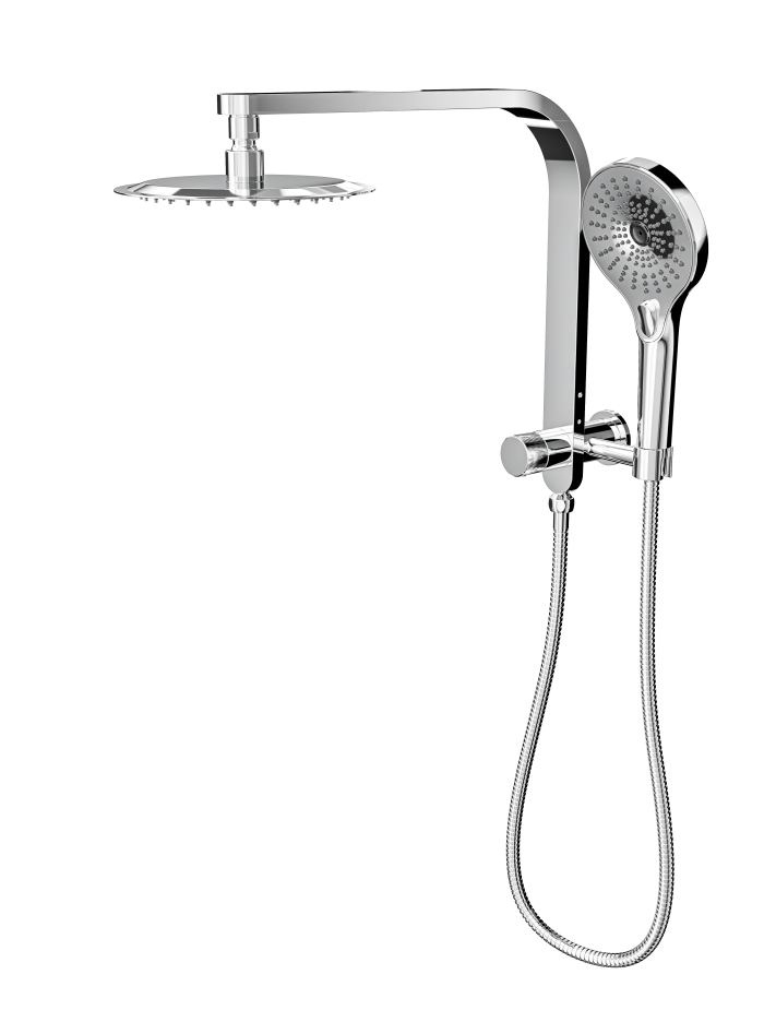 Oceanjet Short Shower Combination with 200mm Round Head Chrome LINSOL