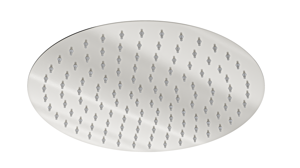 Soul 300mm Round Shower Head – Brushed Nickel | LINSOL